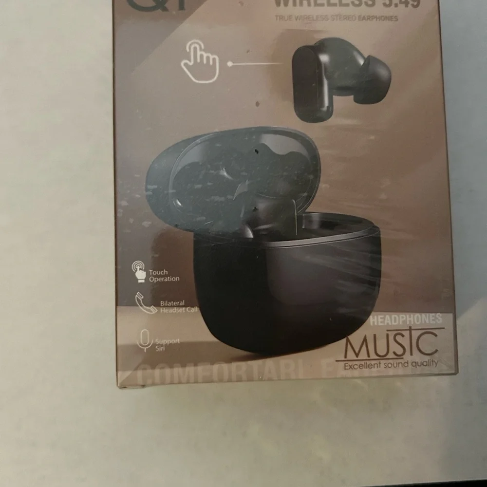 True Wireless Stereo Earphones - Black